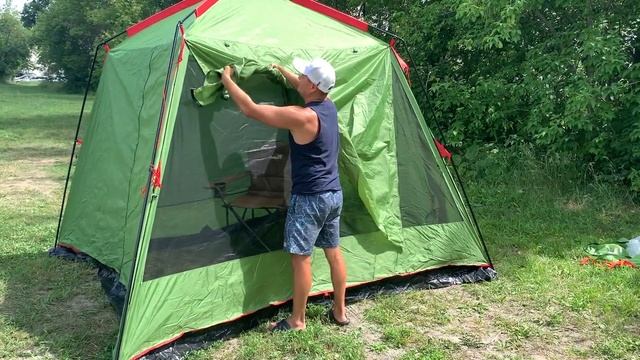 Обзор на Палатку-Шатёр Bungalow Lite Tramp смотреть онлайн
