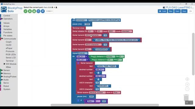 Using PLX-DAQ with XLS and Windows 10 and BlocklyProp Tiny Tutorial смотреть онлайн