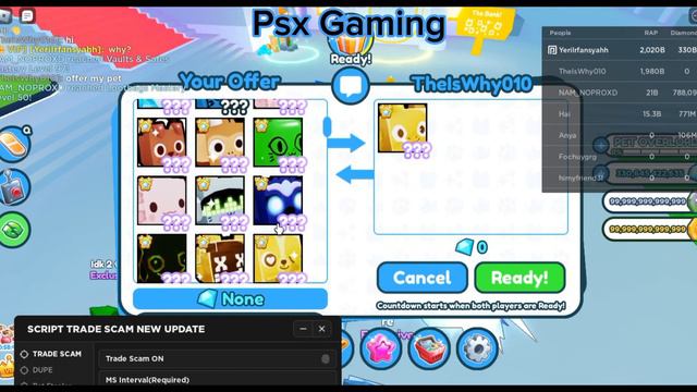 Pet Simulator X! Script Trade Scam New Update | No Key No Buy