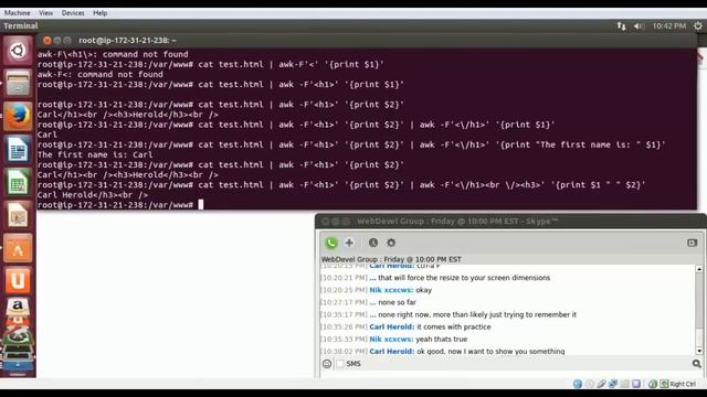 A basic demonstration of awk, grep, tail, head and other Linux command line tools. смотреть онлайн
