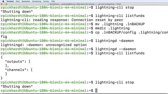 Backup your Lightning Network Wallet - How to migrate your c-lightning node смотреть онлайн
