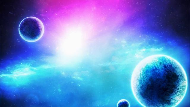 футаж космос FULL HD 1080p