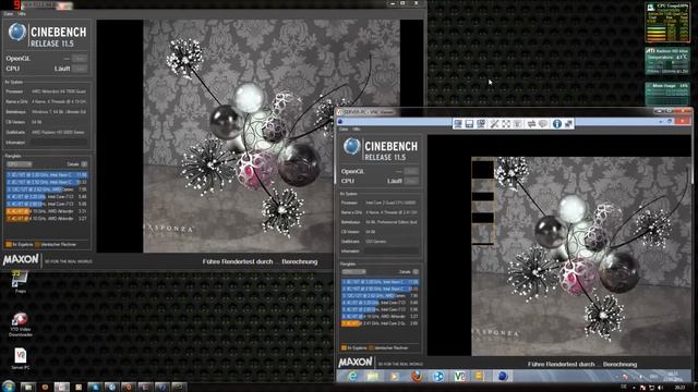 Cinebench Benchmark AMD Athlon II X4 750K VS. Intel Core 2 Quad Q6600 смотреть онлайн