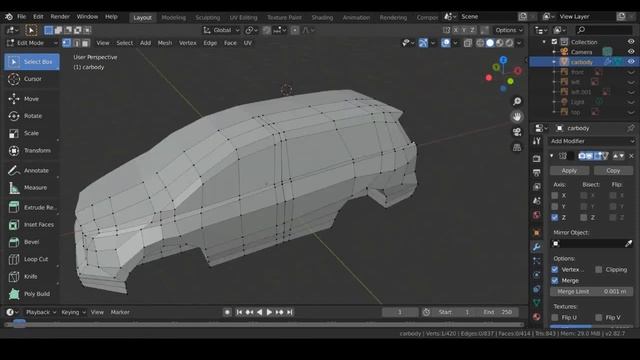 Toyota Innova Body Modeling using Blender смотреть онлайн