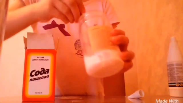 Лизун из соды и клея ПВА смотреть онлайн