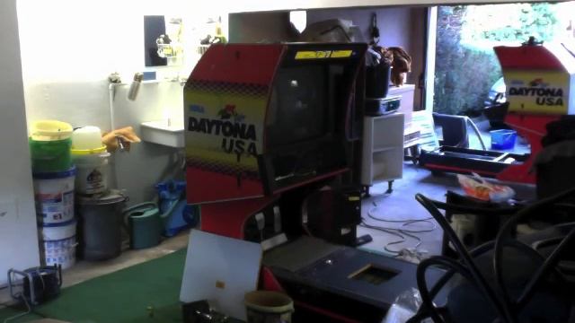 Daytona USA Arcade Cabinet - Display Fix and clean up [TIME LAPSE] [SEGA] смотреть онлайн