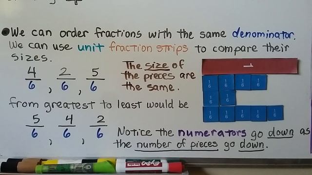 3rd Grade Math 9.5, Compare and Order Fractions смотреть онлайн