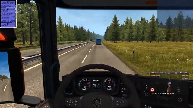 ETS 2 Карта Минск-Москва-Крым 1к1 Минск-Москва смотреть онлайн