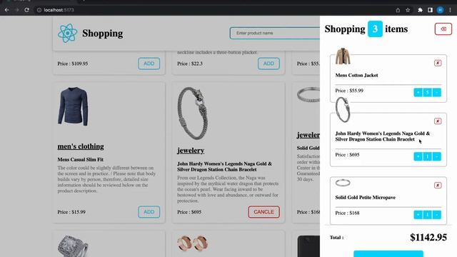 React Js Project , using fake store api смотреть онлайн