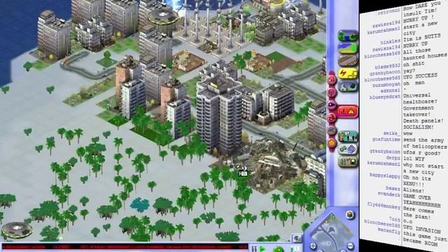 Sim City 3000 Alien Invasion! смотреть онлайн