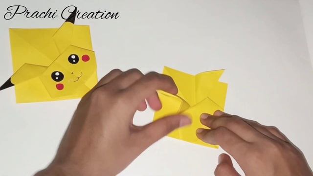 DIY Paper PIKACHU Corner Bookmark!!! Paper Crafts For School / Origami Bookmark смотреть онлайн