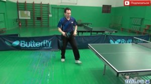 #Уроки настольного тенниса.  Часть 55.  Игровая комбинация.