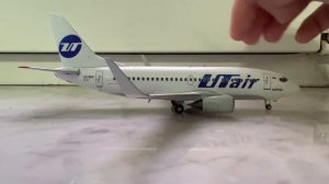 Обзор модели самолёта Боинг 737-524 Ютэйр масштаб 1/200