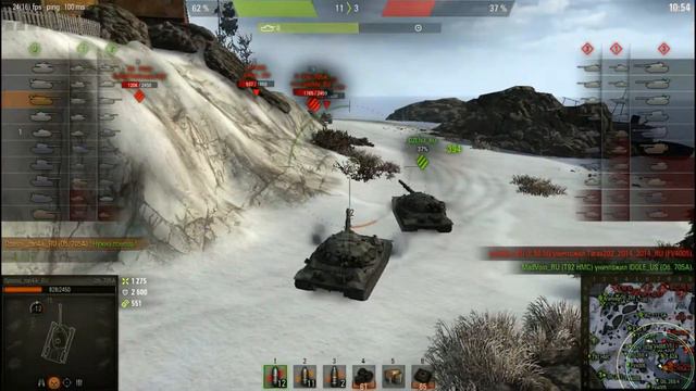 Объект 705А - советский тт 10 уровня, генеральное сражение, wot смотреть онлайн