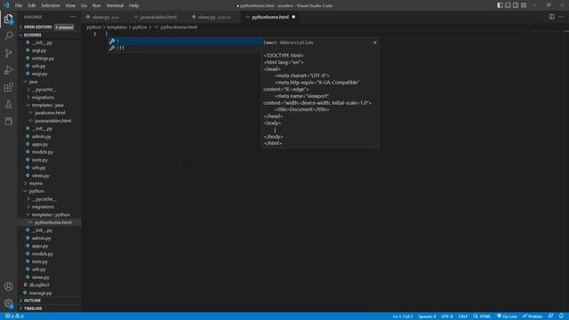 03 Rendering or making html pages in django project смотреть онлайн