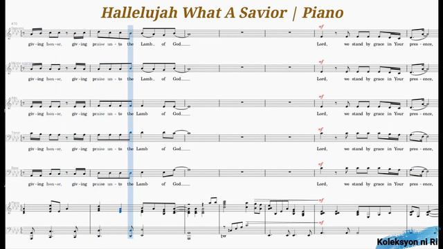 Hallelujah! What a Savior by Camp Kirkland | Piano | Accompaniment | Lyrics смотреть онлайн