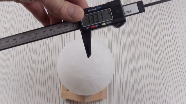 3D LED светильник ночник луна - 2 режима, сенсорное управление + аккумулятор смотреть онлайн