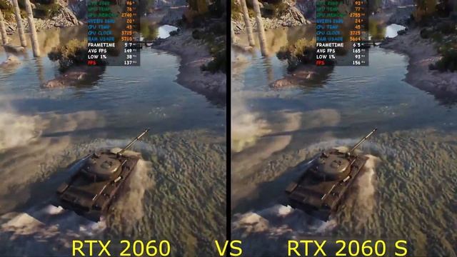 Rtx 2060 Vs Rtx 2060 Super, тест в игре World Of Tanks