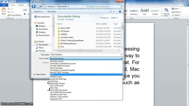 Saving Different File Formats смотреть онлайн