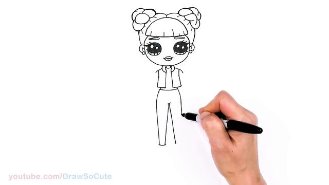 How to Draw a Fashion Girl | LOL Surprise Roller Chick Fashion Doll смотреть онлайн