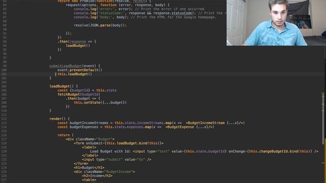 (Finance App 5) Implementing API endpoint in React смотреть онлайн