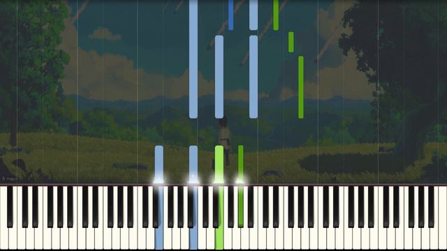 PLANET OF LANA - Menu Theme - Piano Tutorial - Synthesia смотреть онлайн