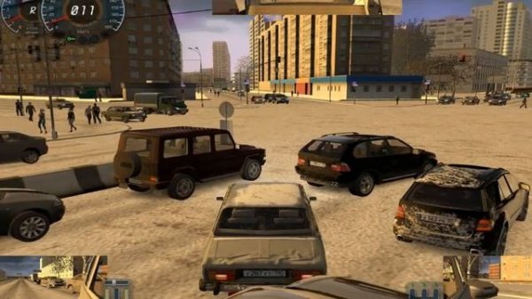 3D инструктор (City Car Driving) Зимний мод - День жестянщика (18+ Мат-перемат!)