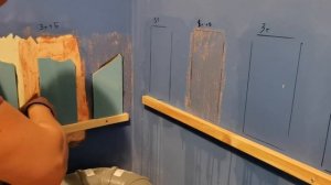 Тест 7 способов Как приклеить плитку к окрашенной  стене. Испытание (грунтовка, бетоноконтакт)