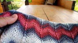 Платье Миссони спицами