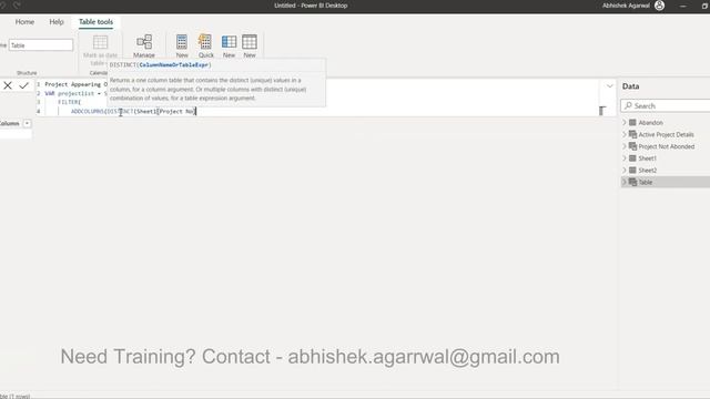 Creating new Power BI Table based on unique column value or duplicate column value of existing tabl смотреть онлайн