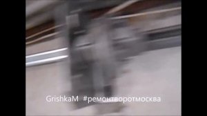 Секционные ворота гаража.  Меняем пружины своими руками.Ремонт ворот.