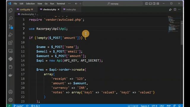 Razorpay Payment Gateway Integration in PHP смотреть онлайн