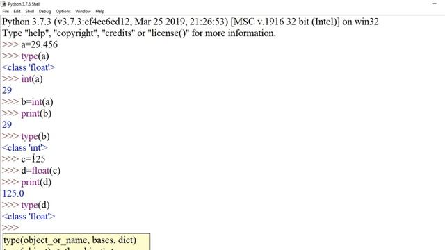 Built-In I/O function & Type Conversion смотреть онлайн