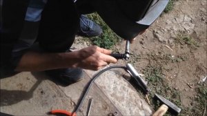 Ремонт лапки кикстартера."Колхозный ремонт на коленках"