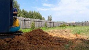 Планировка миниэкскаватором в Лунёво