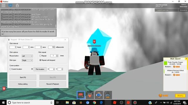 How to get a FREE auto clicker on Roblox! смотреть онлайн