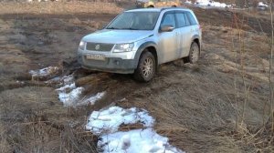 Сузуки Гранд Витара. Ловим диагоналки с ESP, жжем сцепление! Часть2.