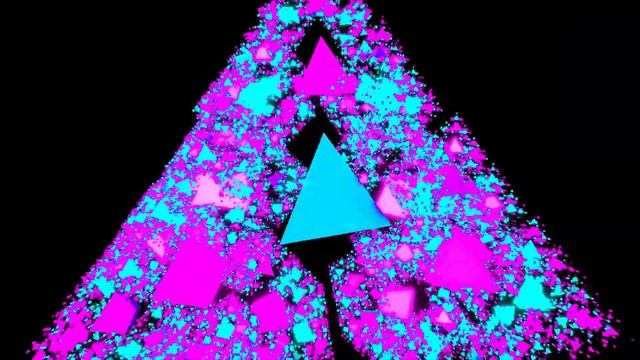 Sierpiński triangle with 7 depth in unity смотреть онлайн