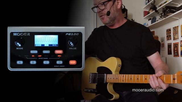 MOOER: PE100 Portable Guitar Effects смотреть онлайн