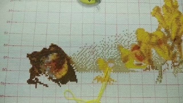 88. Вышивка: Бабочка(?). Процесс и готовый результат. смотреть онлайн