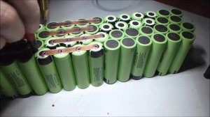 Сварка аккумуляторной батареи из литий-ионных элементов 18650 и  медных пластин