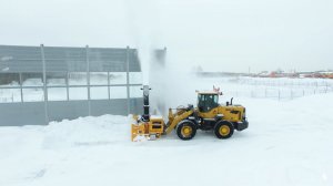 Автономный фрезерно-роторный снегоочиститель