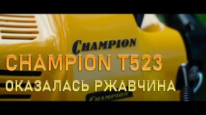 Купил новый триммер Chempion T523 и сразу с ржавчиной.