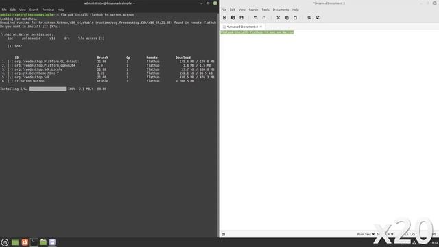 How to install Natron on Linux Mint 21 смотреть онлайн