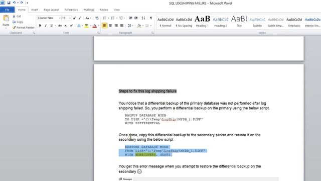 How to resolve logshiping re-synced issues without reconfiguration || Logshiping lsn mismatch смотреть онлайн