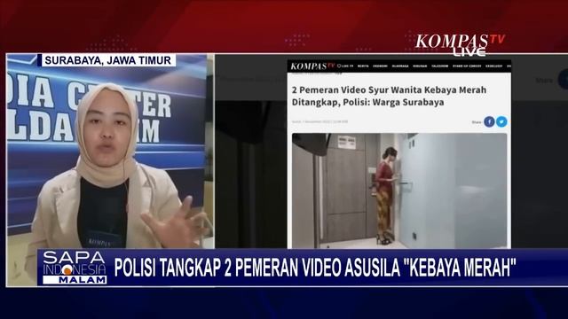 Dua Pelaku Dalam Video Asusila Kebaya Merah Ditangkap Di Surabaya