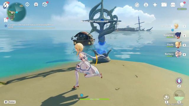 Complete the Sacred Sakura Cleansing Ritual 3/3 (Genshin Impact) смотреть онлайн