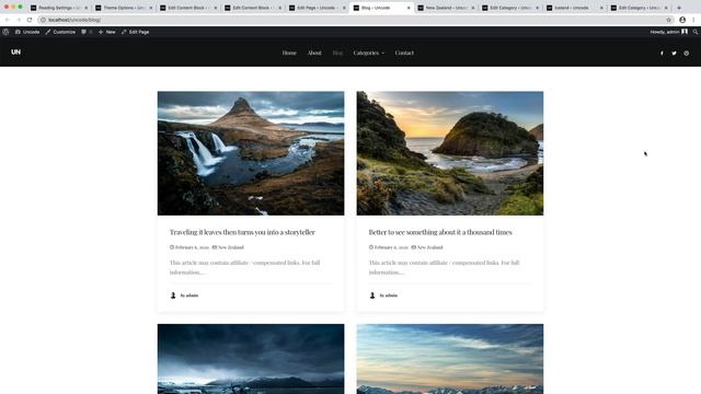 Uncode - Categories and archives layouts смотреть онлайн