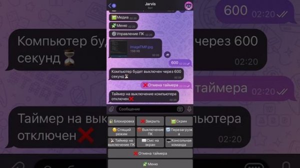 УПРАВЛЕНИЕ ПК ЧЕРЕЗ TELEGRAM | PC Control by Purple
