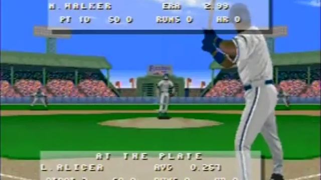 Frank Thomas Big Hurt Baseball Genesis gameplay смотреть онлайн